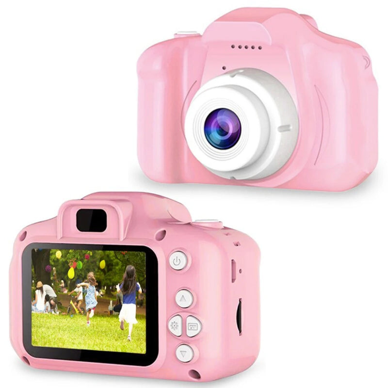 Câmera Digital Mini X2 para Crianças – Compacta, Tira Fotos e Vídeos, Ideal como Brinquedo