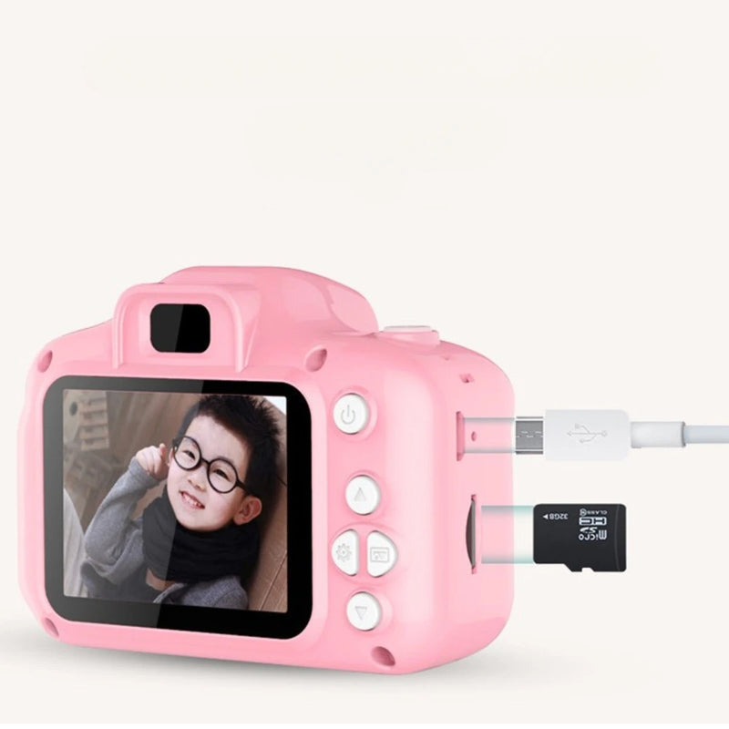 Câmera Digital Mini X2 para Crianças – Compacta, Tira Fotos e Vídeos, Ideal como Brinquedo