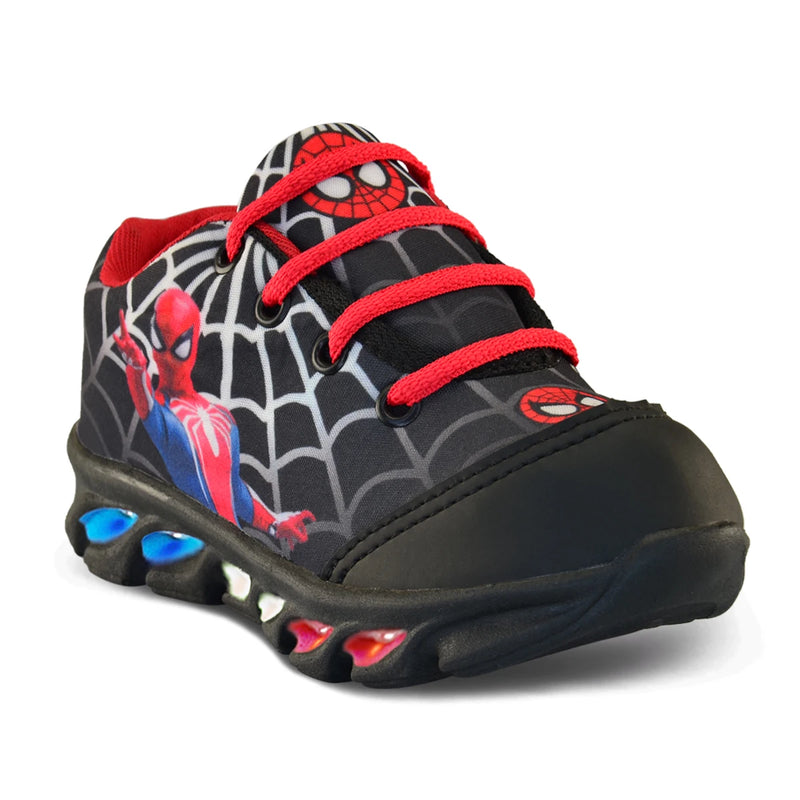 Tênis + Chinelo do Homem-Aranha com Luz